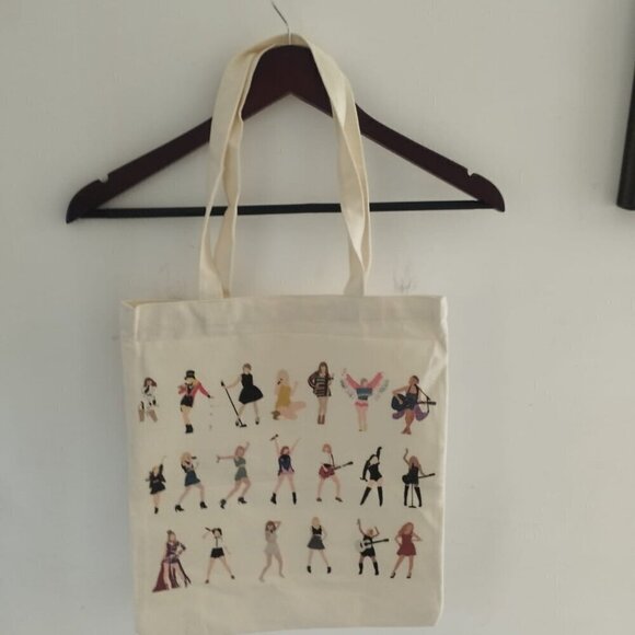 Tay-lor Singer fans Canvas Tote Bag Inspired Bags Reusable Casual Bag for Work - Picture 2 of 4